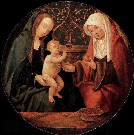Willem Cornelisz. Duyster Virgin and Child with St Anne France oil painting art